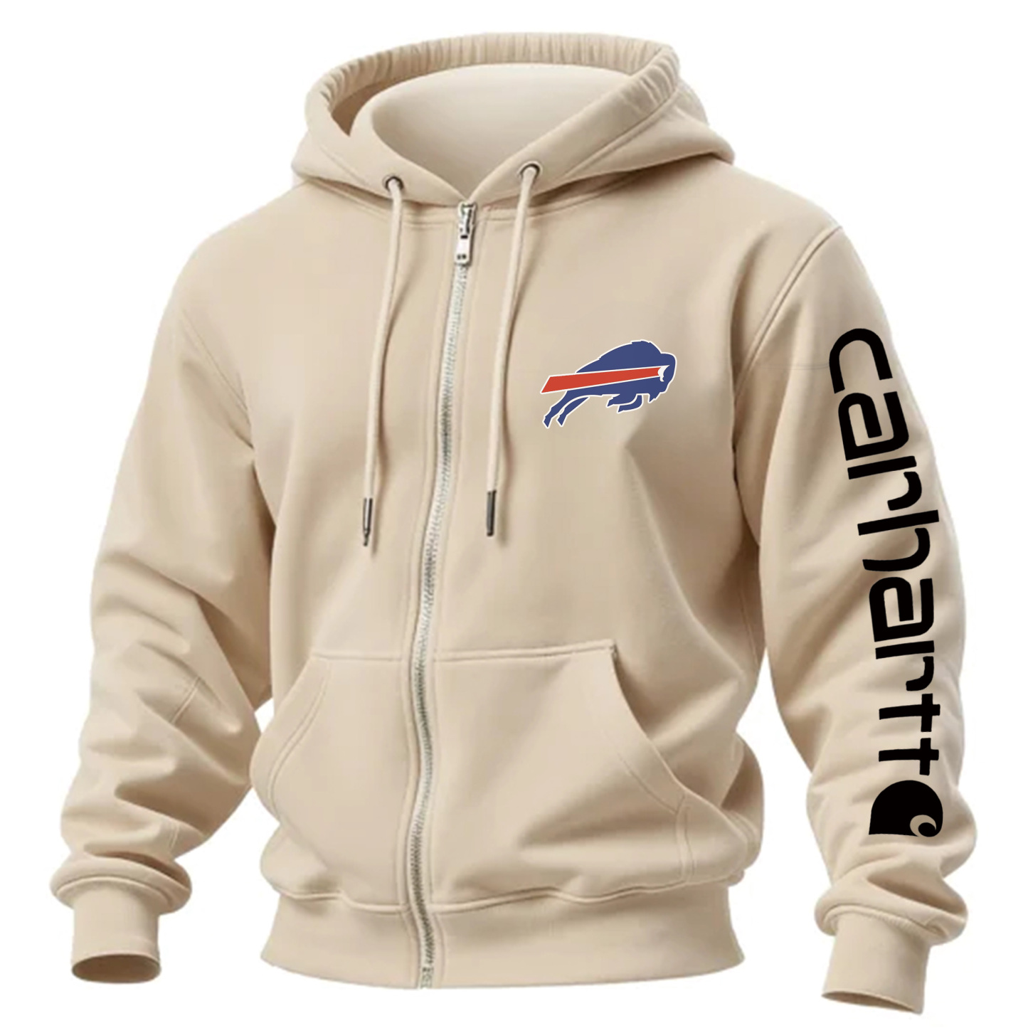 Buffalo Bills Stylish Urban Zip-Up Hoodie With City-Inspired Design