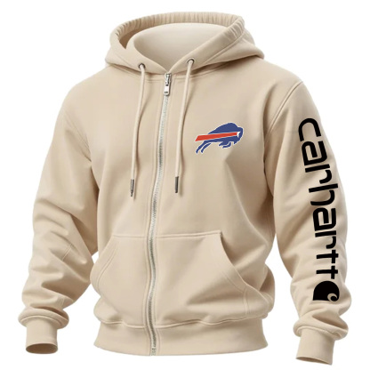 Buffalo Bills Stylish Urban Zip-Up Hoodie With City-Inspired Design