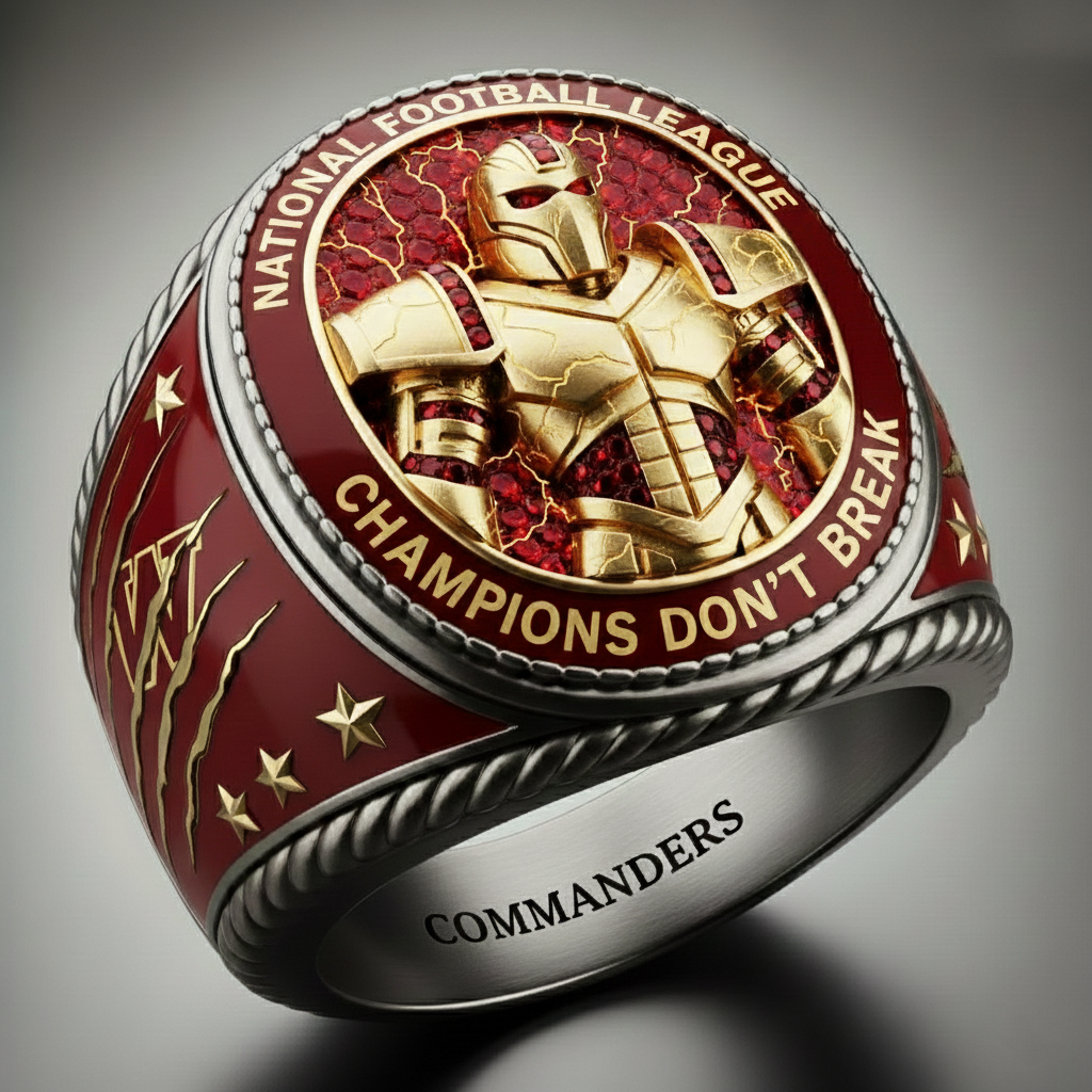 Legacy Champions Ring  3D Stereoscopic printing Multi-Team Edition