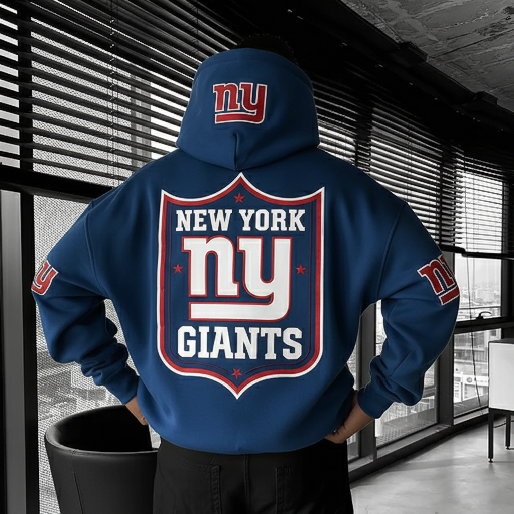 NY Big Apple Shield Rugby Hoodie