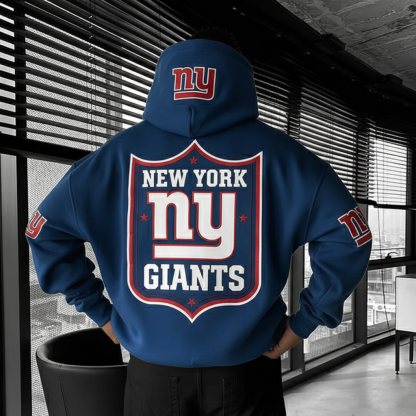 NY Big Apple Shield Rugby Hoodie