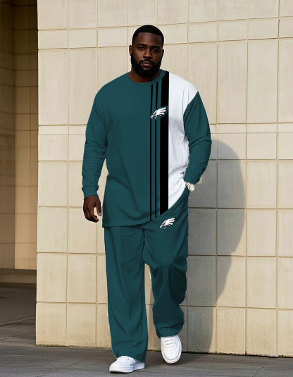 Comfort Philadelphia Eagles Hardknock Pants Hoodie Set