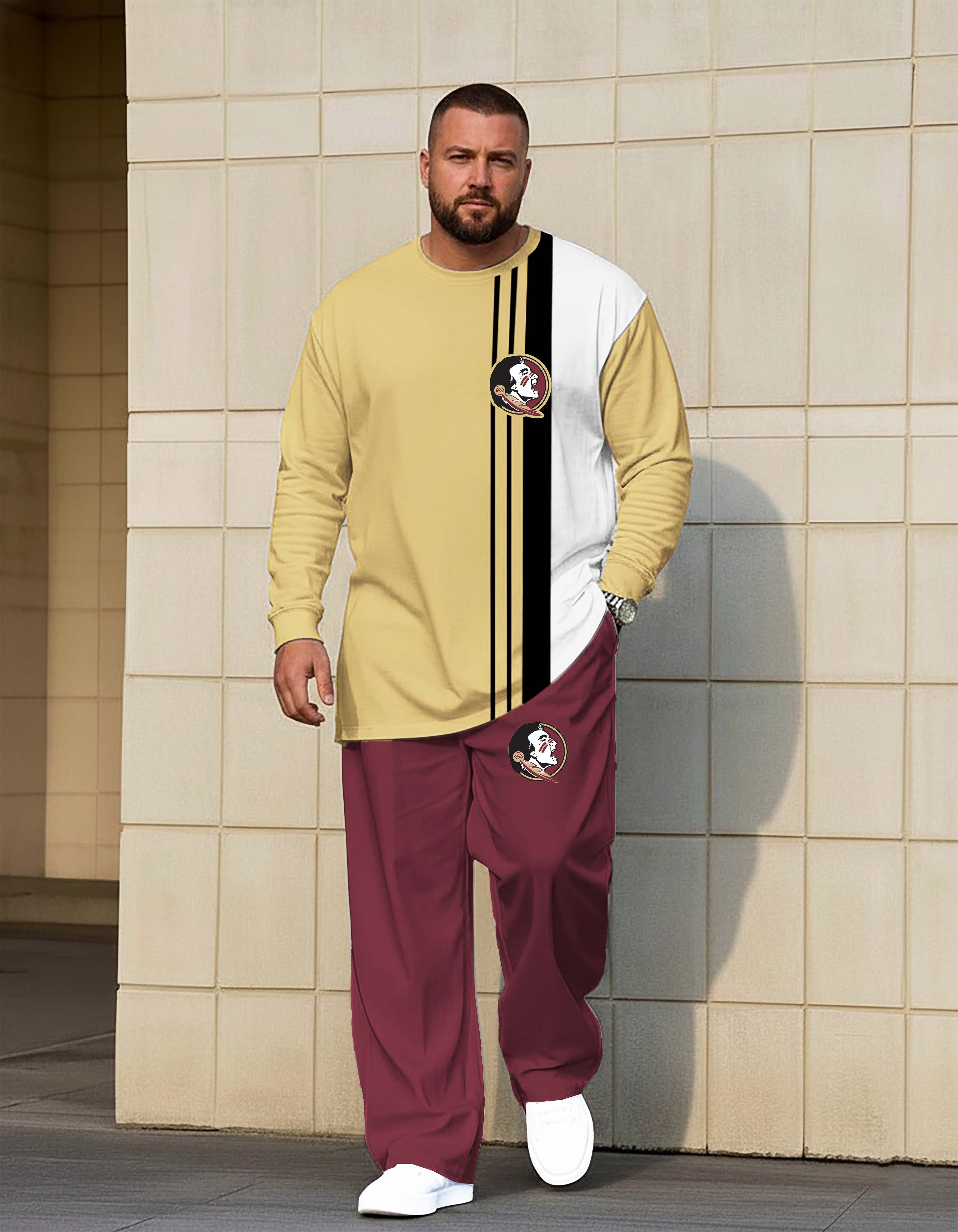 Comfortable Big & Tall Men's official from Florida State Seminoles sportswear Set