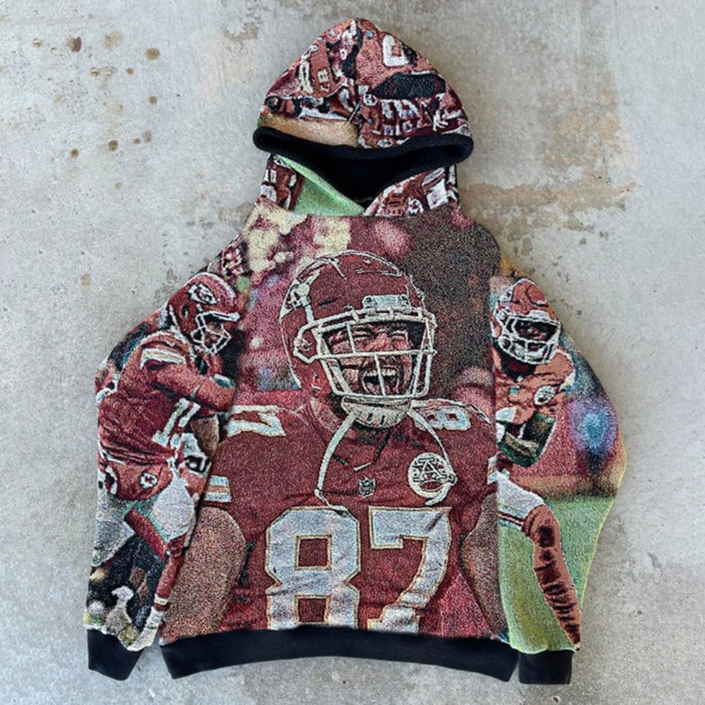 Kansas City Chiefs Tapestry Long Sleeve Hoodies