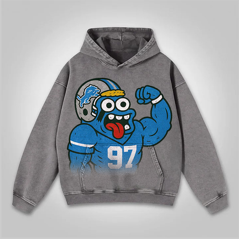 Detroit mascot hoodie