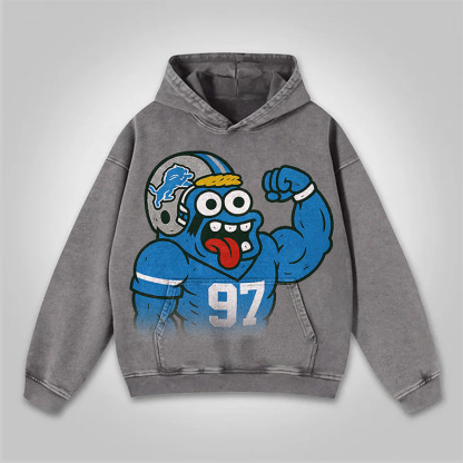 Detroit mascot hoodie
