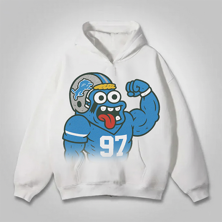 Detroit mascot hoodie