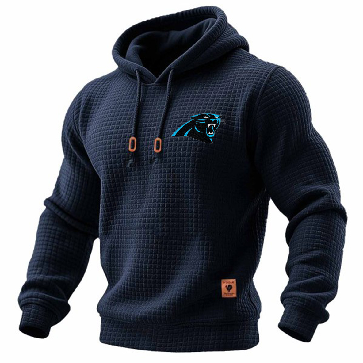 Carhartt × Carolina Panthers Head Logo Grid Fleece Lined Hoodie