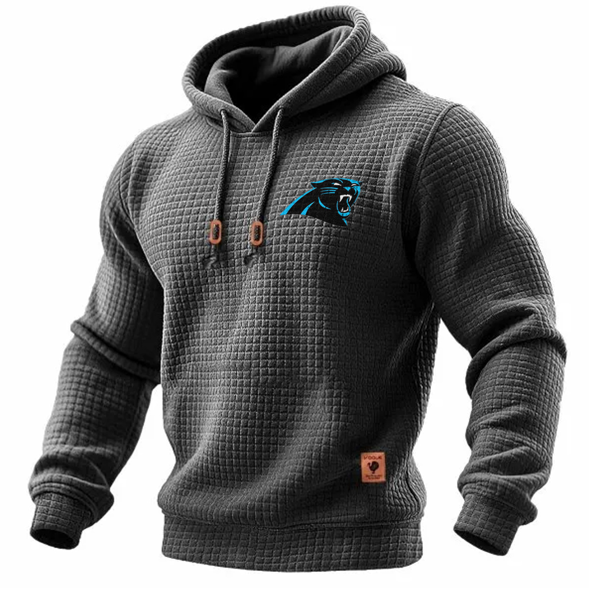 Carhartt × Carolina Panthers Head Logo Grid Fleece Lined Hoodie