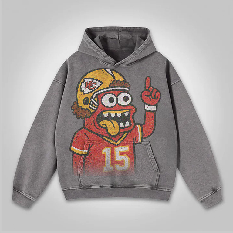 "Cleveland Cartoon hooded zipper sweatshirt"