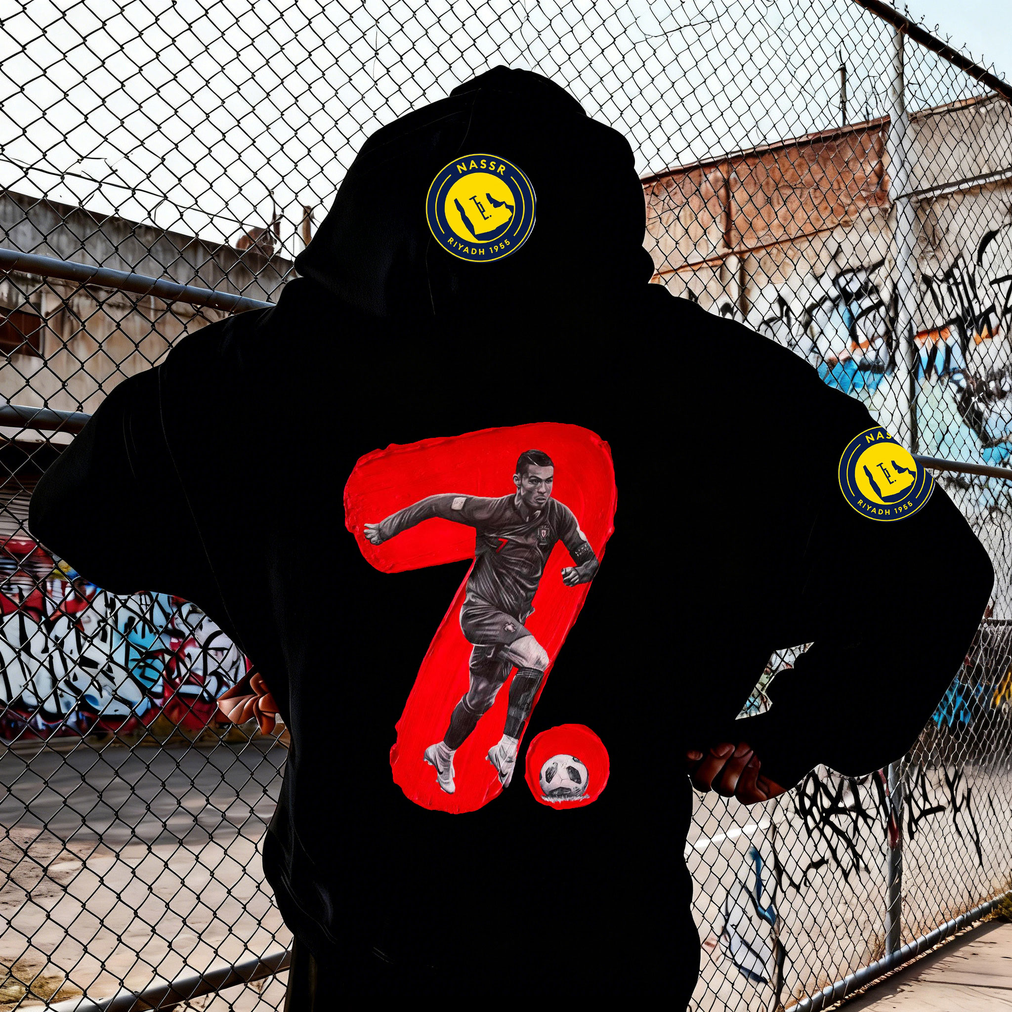 Cristiano Ronaldo #7 Graphic Hoodie