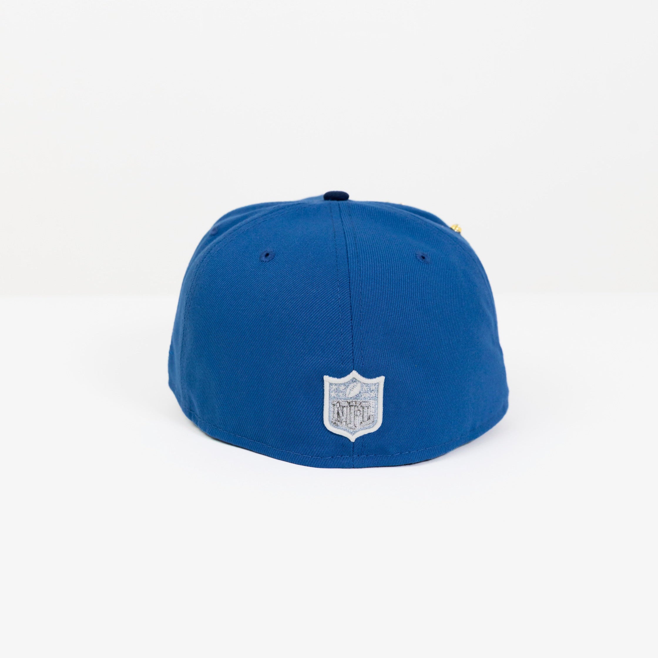 NEW ERA EXCLUSIVE 59FIFTY COBALT BLUE LAS VEGAS RAIDERS W/ XXXVII SUPER BOWL SIDE PATCH