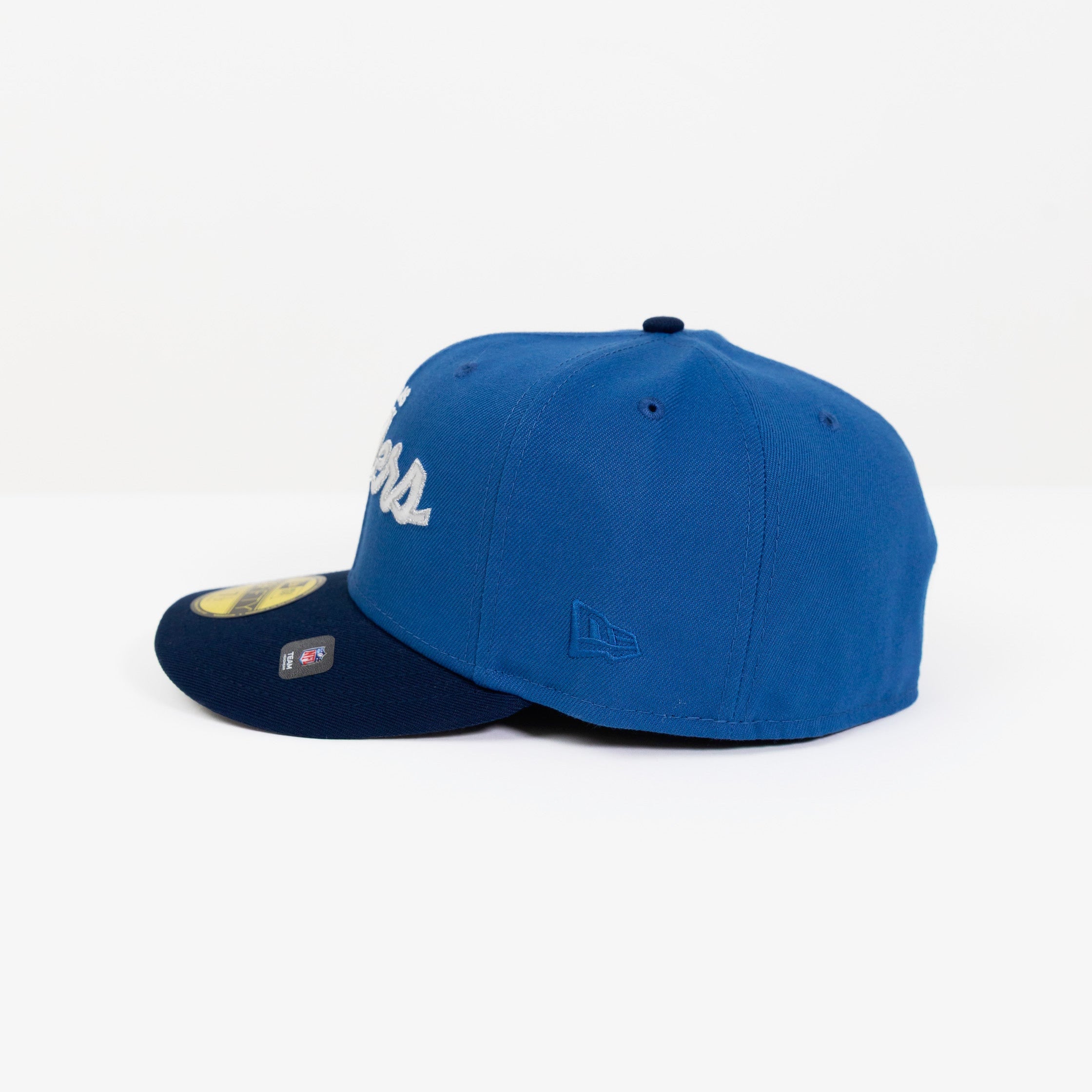 NEW ERA EXCLUSIVE 59FIFTY COBALT BLUE LAS VEGAS RAIDERS W/ XXXVII SUPER BOWL SIDE PATCH