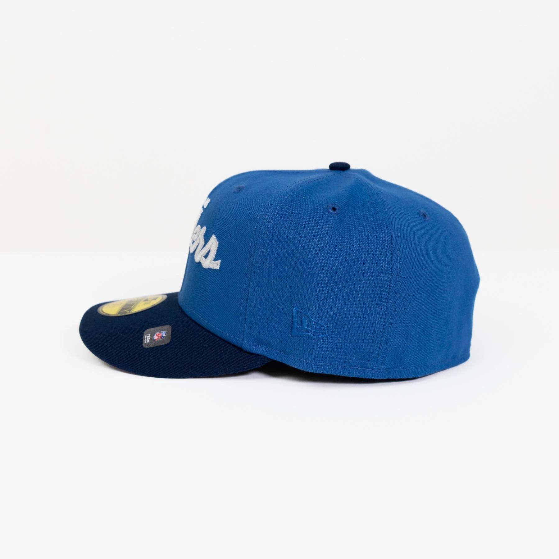 NEW ERA EXCLUSIVE 59FIFTY COBALT BLUE LAS VEGAS RAIDERS W/ XXXVII SUPER BOWL SIDE PATCH