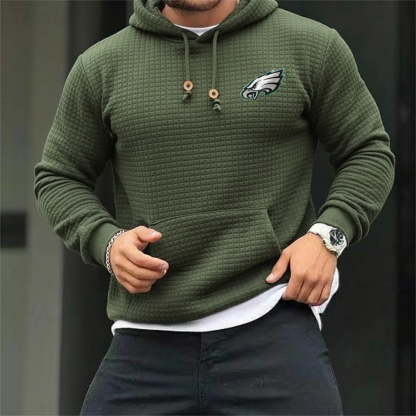 Carhartt × Philadelphia Eagles Head Logo Grid Fleece Lined Hoodie