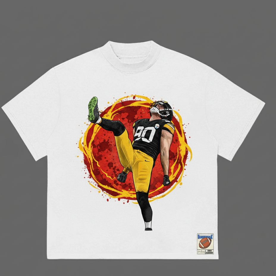 ”T. J. Watt Pittsburgh Number 90# " Hardknock Tee