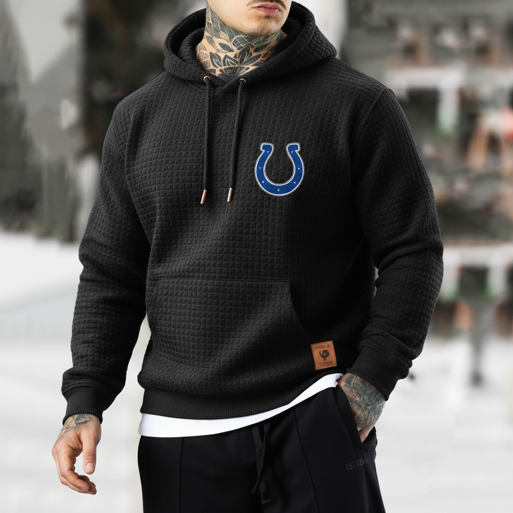 Carhartt × Colts Premium Black Knit Pullover Sweatshirt