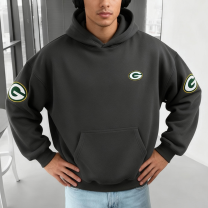 Green Bay Packers Gray Logo Hoodie​​