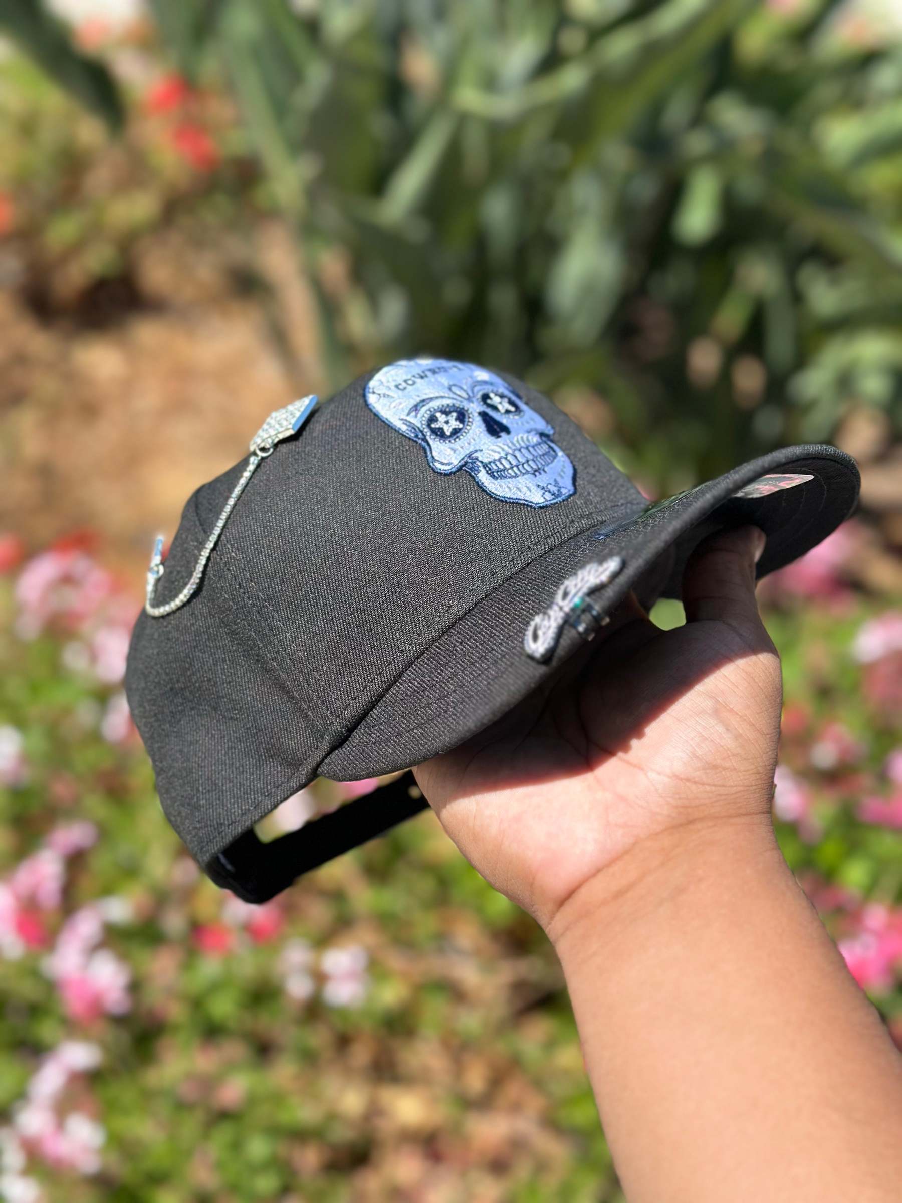 NEW ERA EXCLUSIVE 9FIFTY BLACK DALLAS COWBOYS "CALAVERA" SNAPBACK