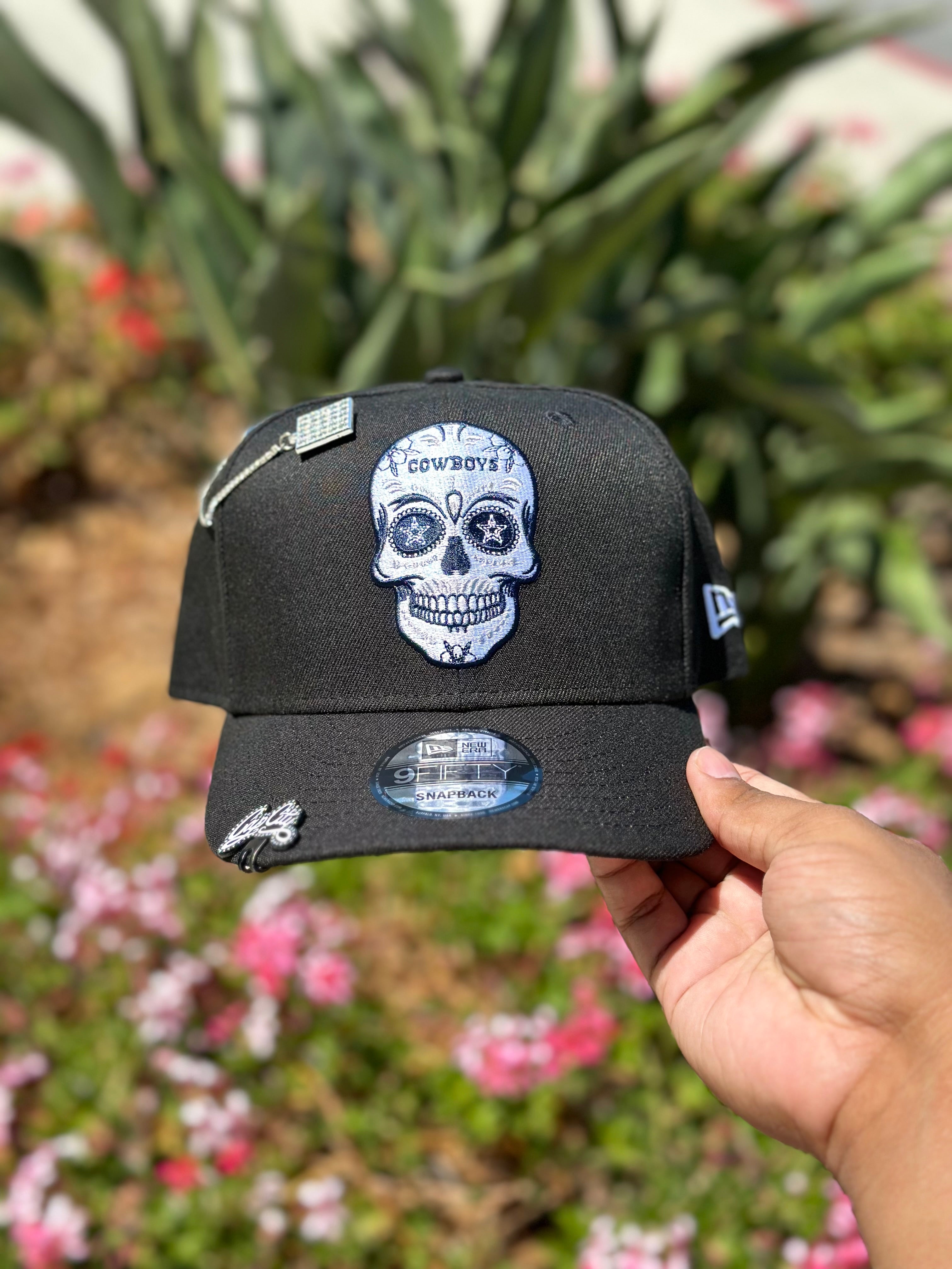 NEW ERA EXCLUSIVE 9FIFTY BLACK DALLAS COWBOYS "CALAVERA" SNAPBACK