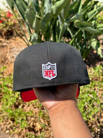 NEW ERA EXCLUSIVE 59FIFTY BLACK LOS ANGELES CHARGERS SCRIPT W/ PROBOWL SIDE PATCH