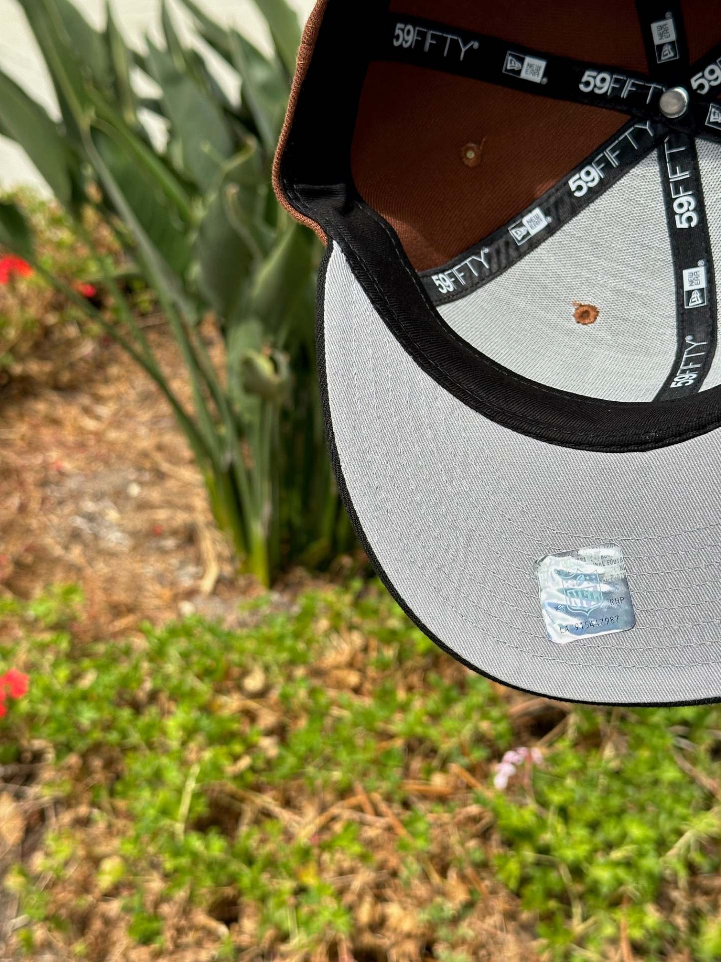 NEW ERA  59FIFTY BROWN/BLACK / 50TH ANNIVERSARY SIDE PATCH