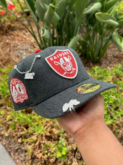 NEW ERA 59FIFTY GREY WOOL / 60TH ANNIVERSARY SIDE PATCH