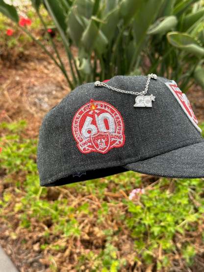 NEW ERA 59FIFTY GREY WOOL / 60TH ANNIVERSARY SIDE PATCH