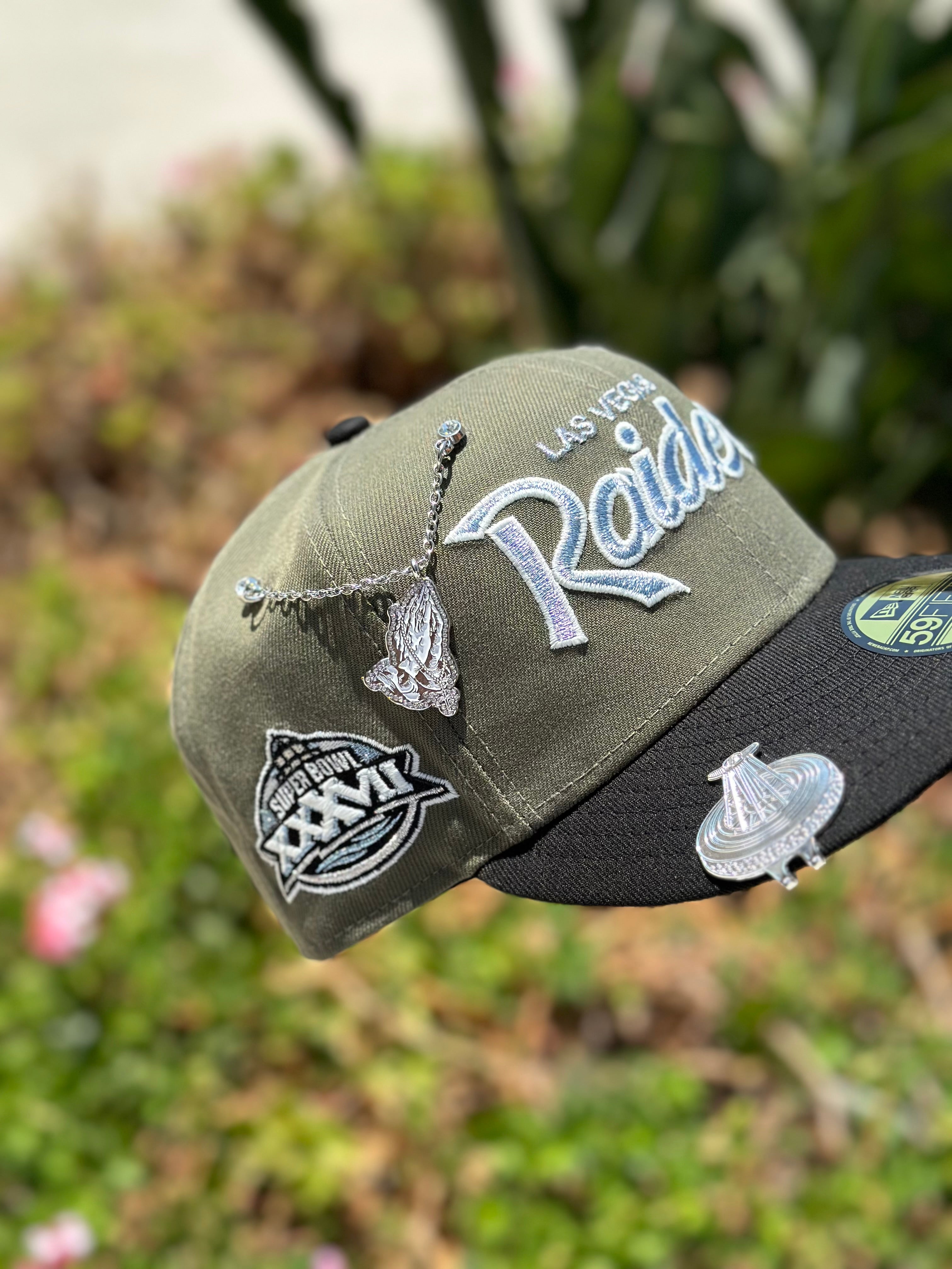 NEW ERA 59FIFTY OLIVE GREEN/BLACK / XXXVII SUPER BOWL SIDE PATCH