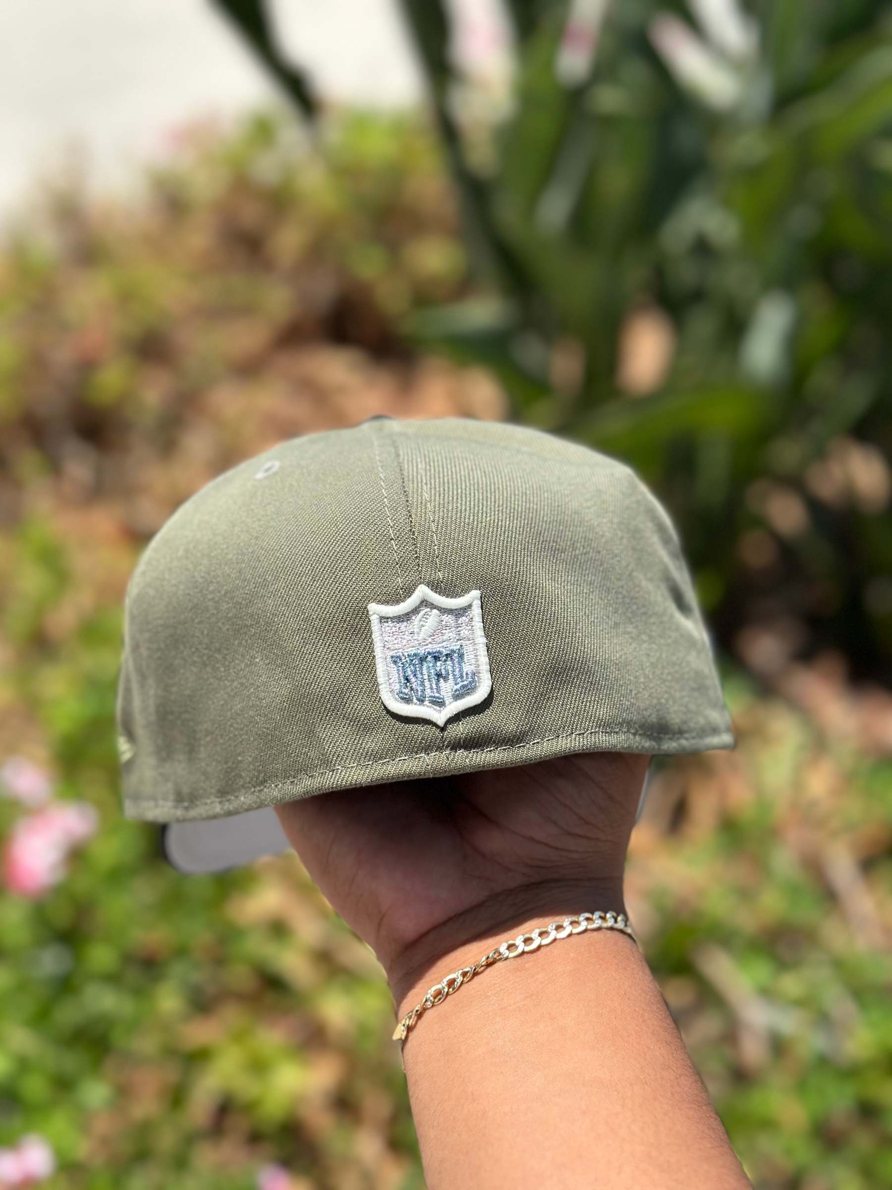 NEW ERA 59FIFTY OLIVE GREEN/BLACK / XXXVII SUPER BOWL SIDE PATCH