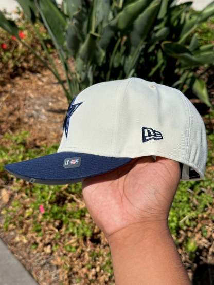 NEW ERA  59FIFTY CHROME WHITE/NAVY