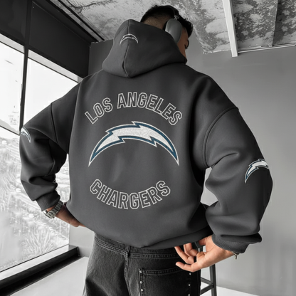 Los Angeles Chargers Gray Logo Hoodie​​