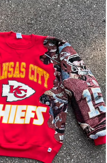 Stylish Kansas City Print Long Sleeve Sweatshirt