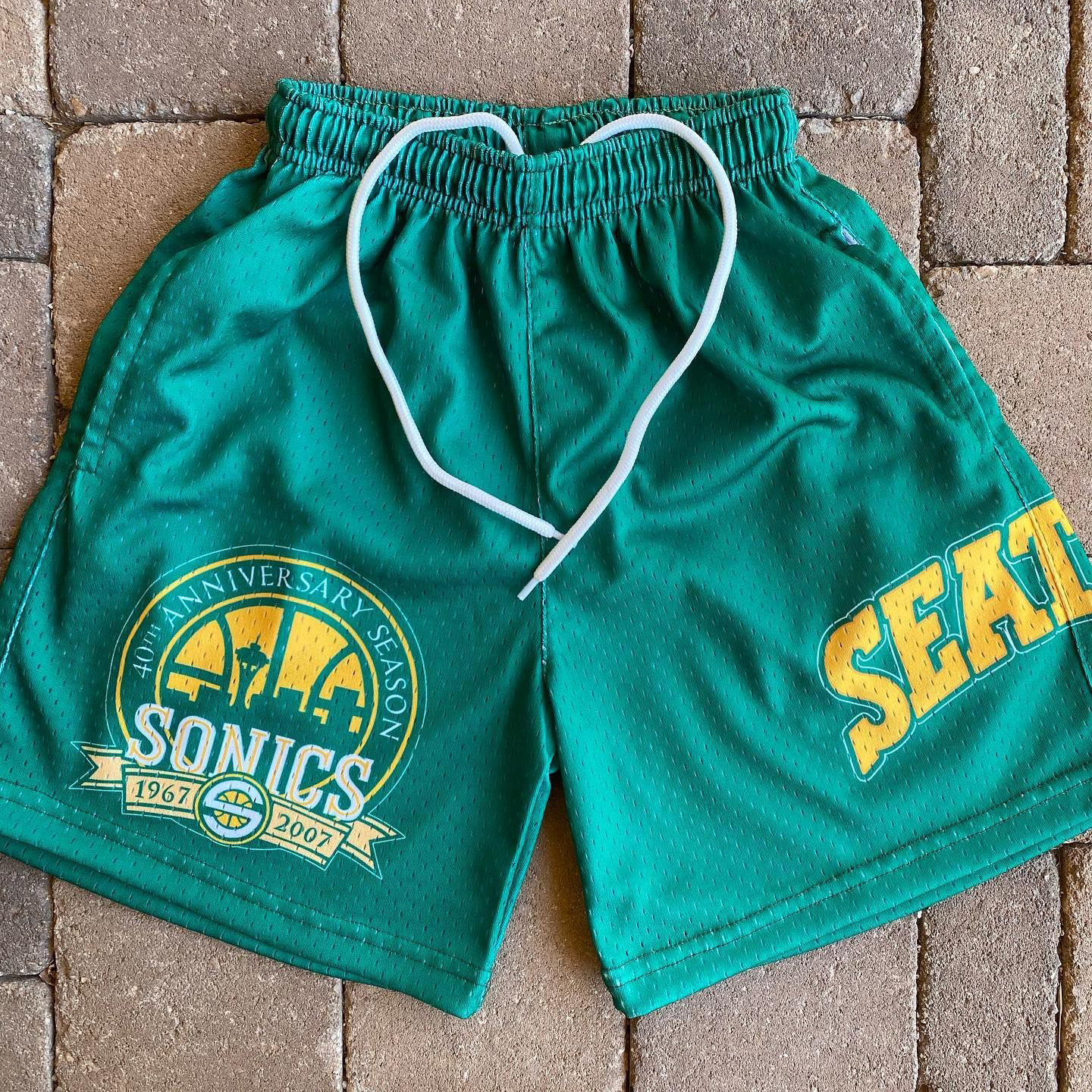 Casual Seattle Print Mesh Shorts