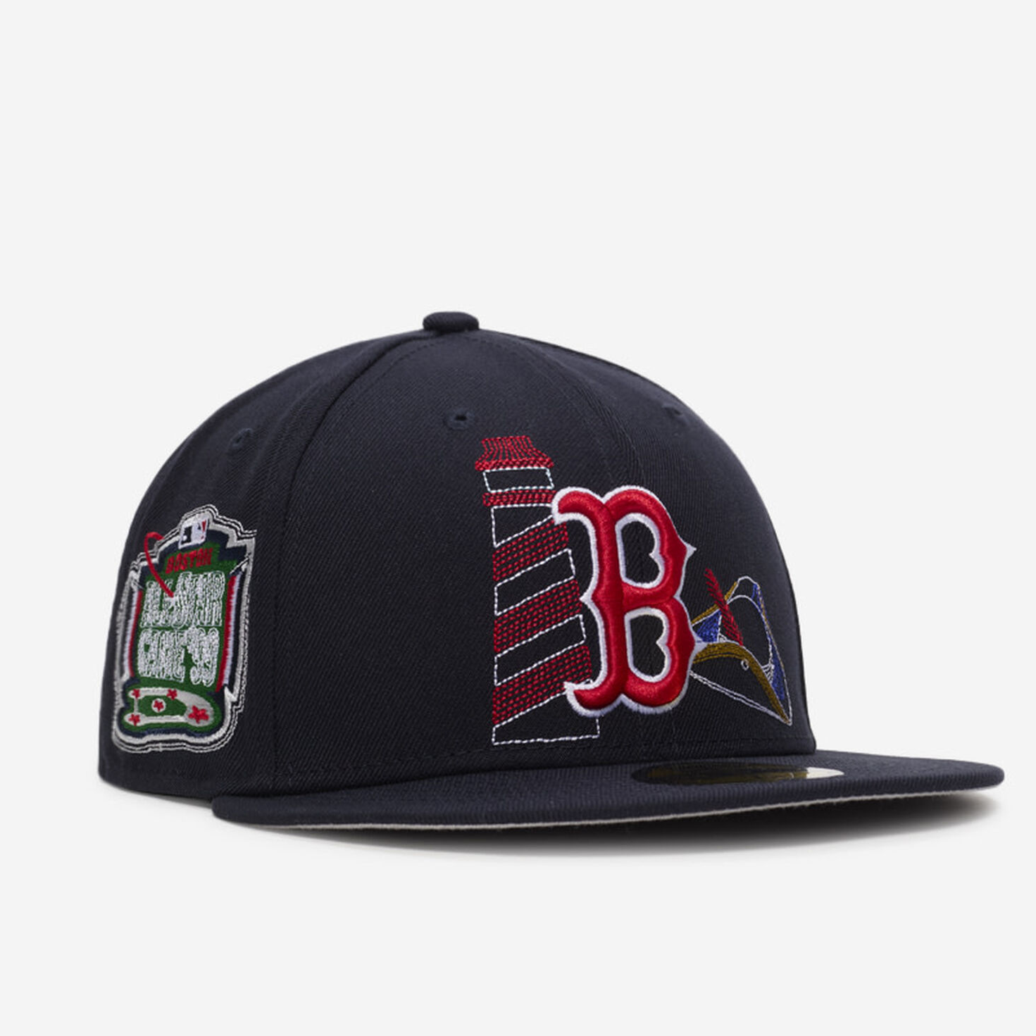 NEW ERA 59FIFTY  RED SOX STATE STITCH FITTED HAT