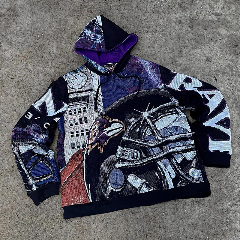 Baltimore Ravens tapestry hoodie