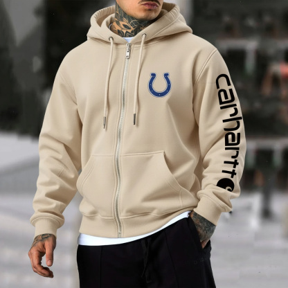 Indianapolis Colts Urban Zip-Up Hoodie With City-Inspired Design