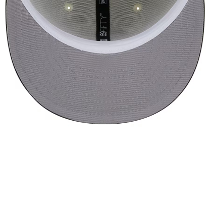 NEW ERA  NEW ERA CREAM COOPERSTOWN COLLECTION CHROME 59FIFTY FITTED HAT