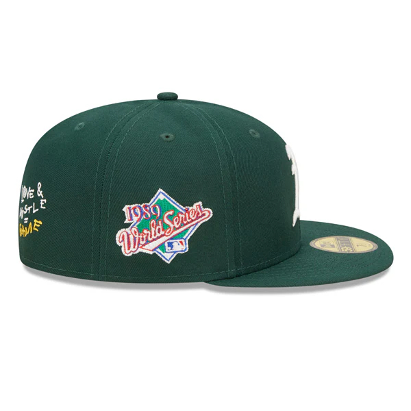 NEW ERA  WORLD SERIES EXCLUSIVE TEAM HEARTS FITTED 59FIFTY MLB HAT - GREEN