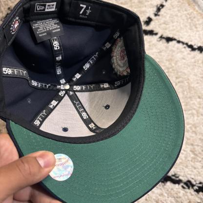 NEW ERA  NAVY 1968 WORLD SERIES CHAMPIONS 50TH ANNIVERSARY SPRING TRAINING BOTANICAL EMBROIDERED CASUAL BASEBALL CAP