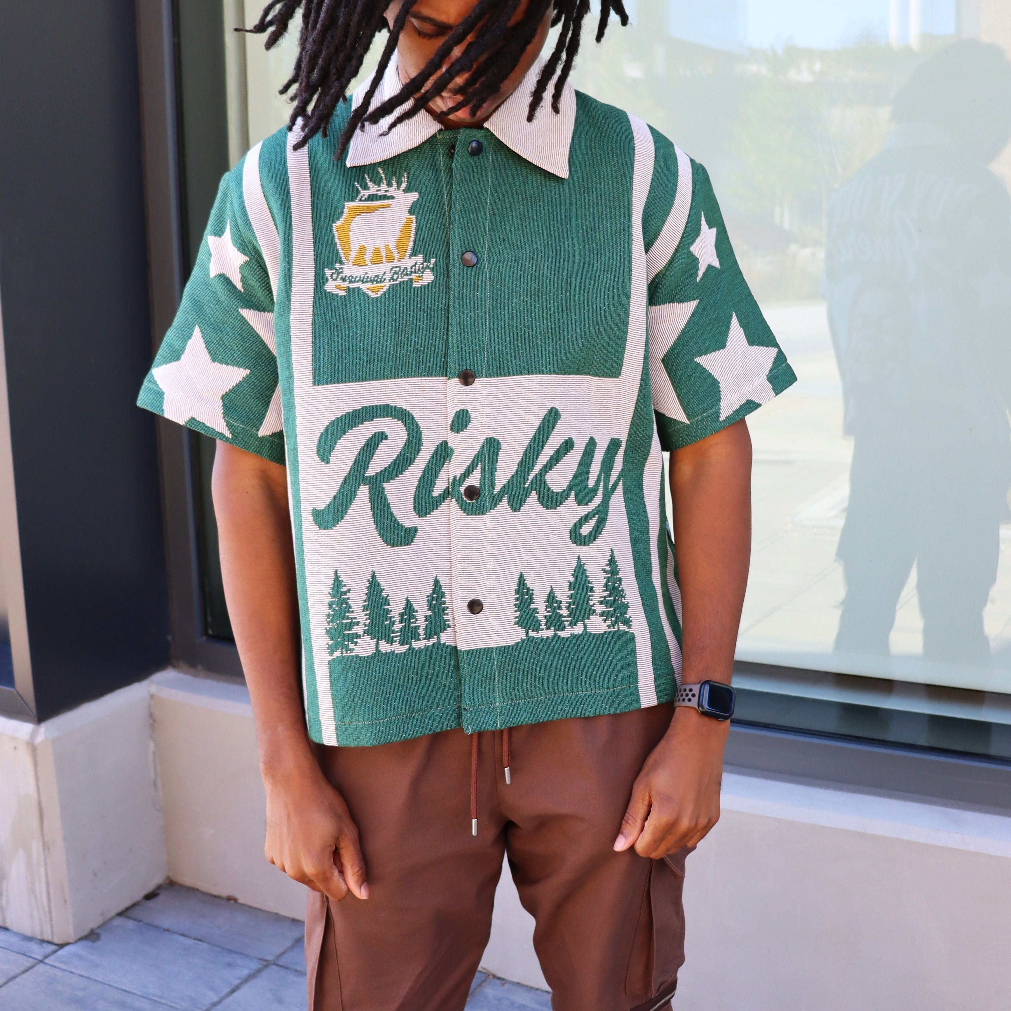 American Boys Tapestry Short Sleeve Shirt Jacket