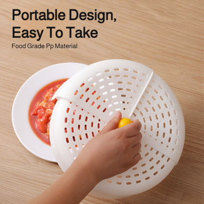 Household folding ventilation vegetable cover kitchen food cover anti-fly dining table household dus