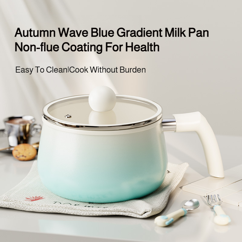 Ceramic Glaze milk pot Milk cup Healthy cooking Nonstick cookware Easy to clean high value 0 Fluorid