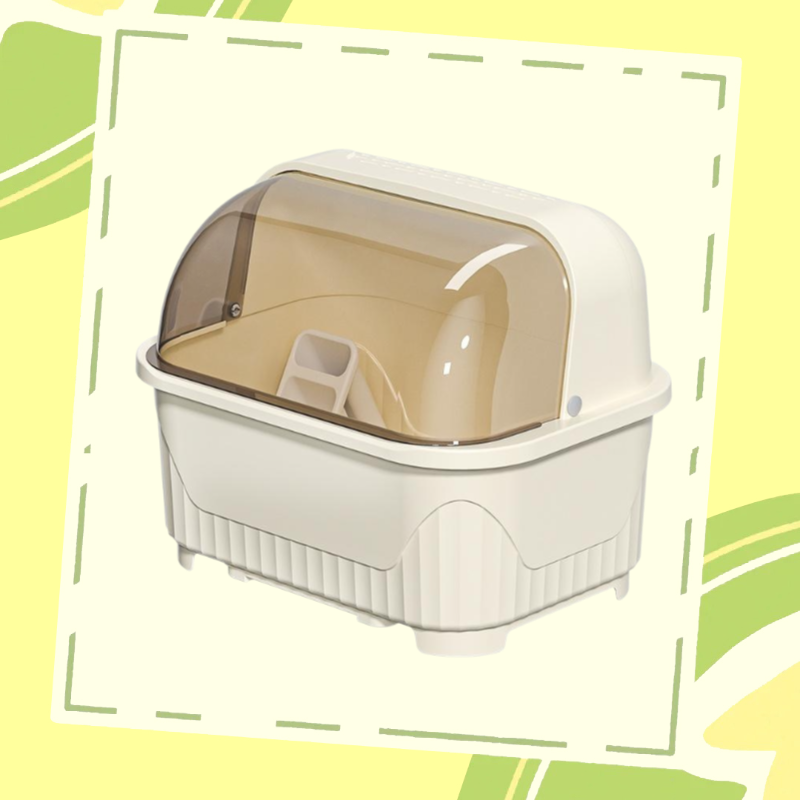 Bowl cutlery box storage box with lid cupboard kitchen household bowl plate storage rack dormitory d
