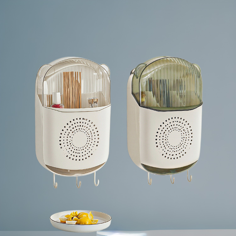 Wallmounted Fashion Home Chopstick Organizer Multifunctional Kitchen Shelf Chopstick Cage