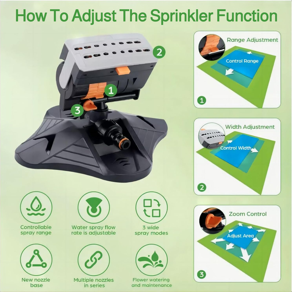 Watering flowers and water for maintenance Sprayer nozzle 4 spray modes Simple and easy installation