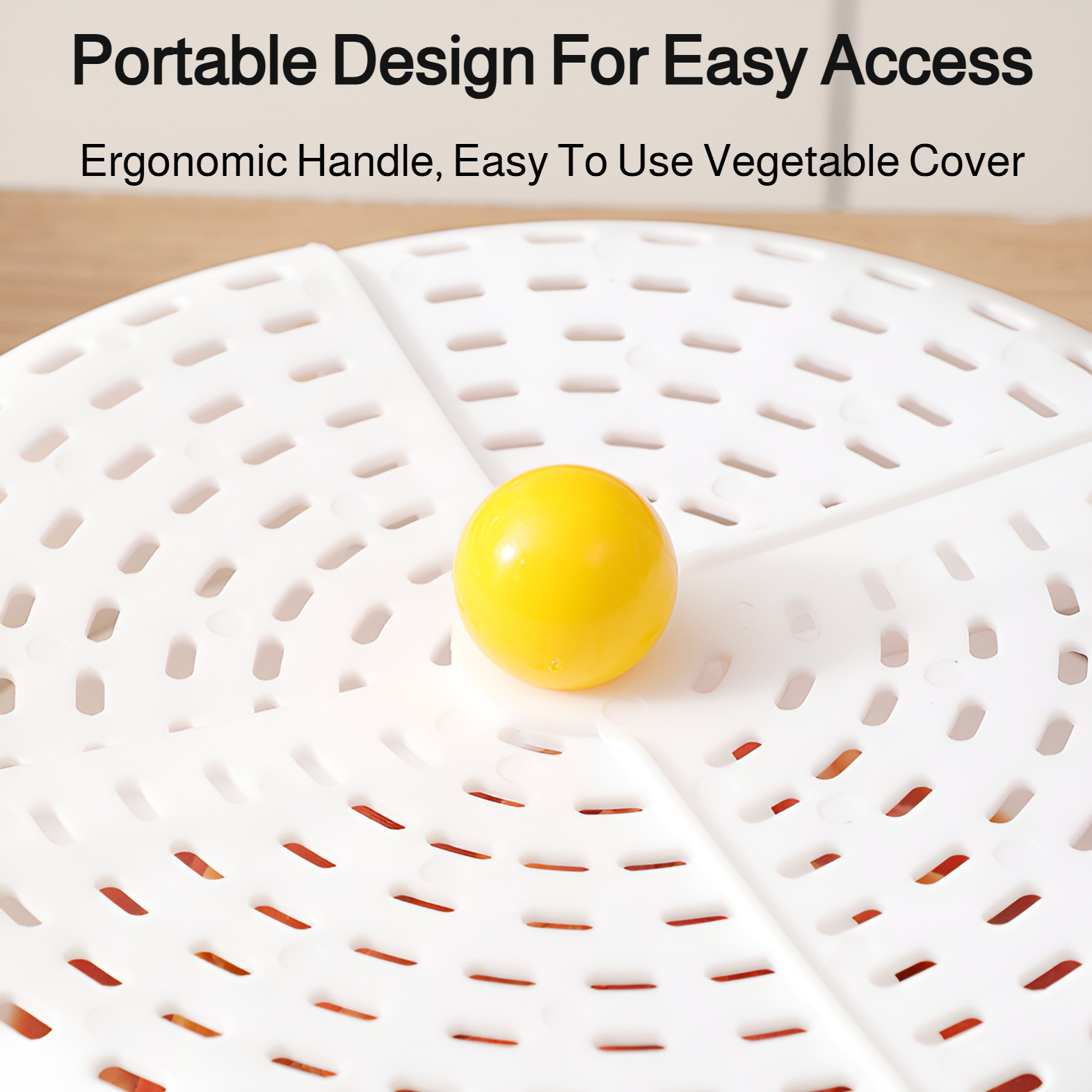 Household folding ventilation vegetable cover kitchen food cover anti-fly dining table household dus