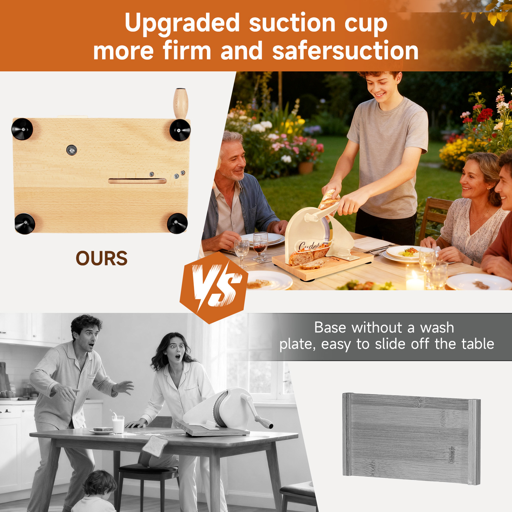 White Manual Bread Slicer