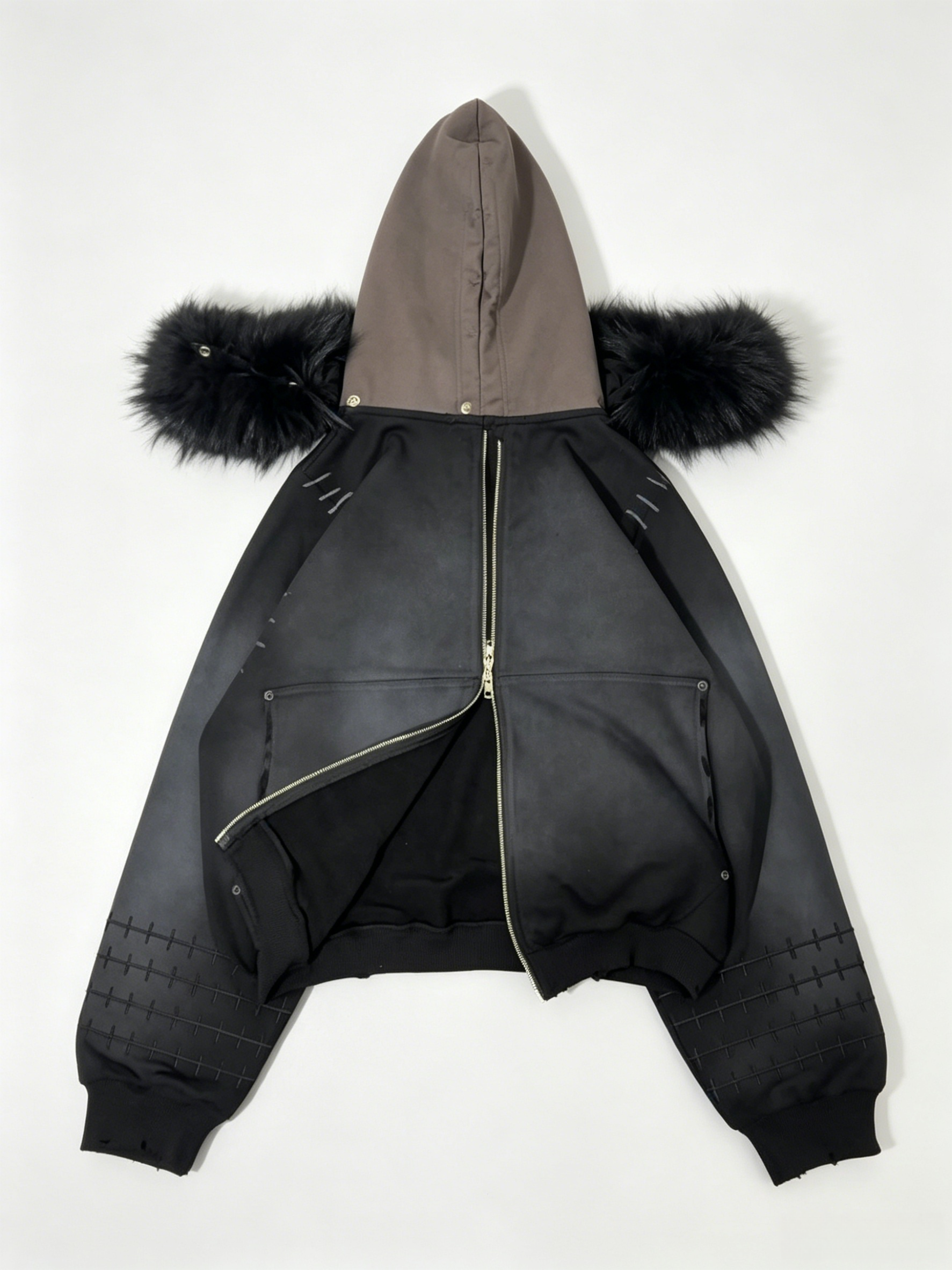 SHADOW STITCH ZIP HOODIE