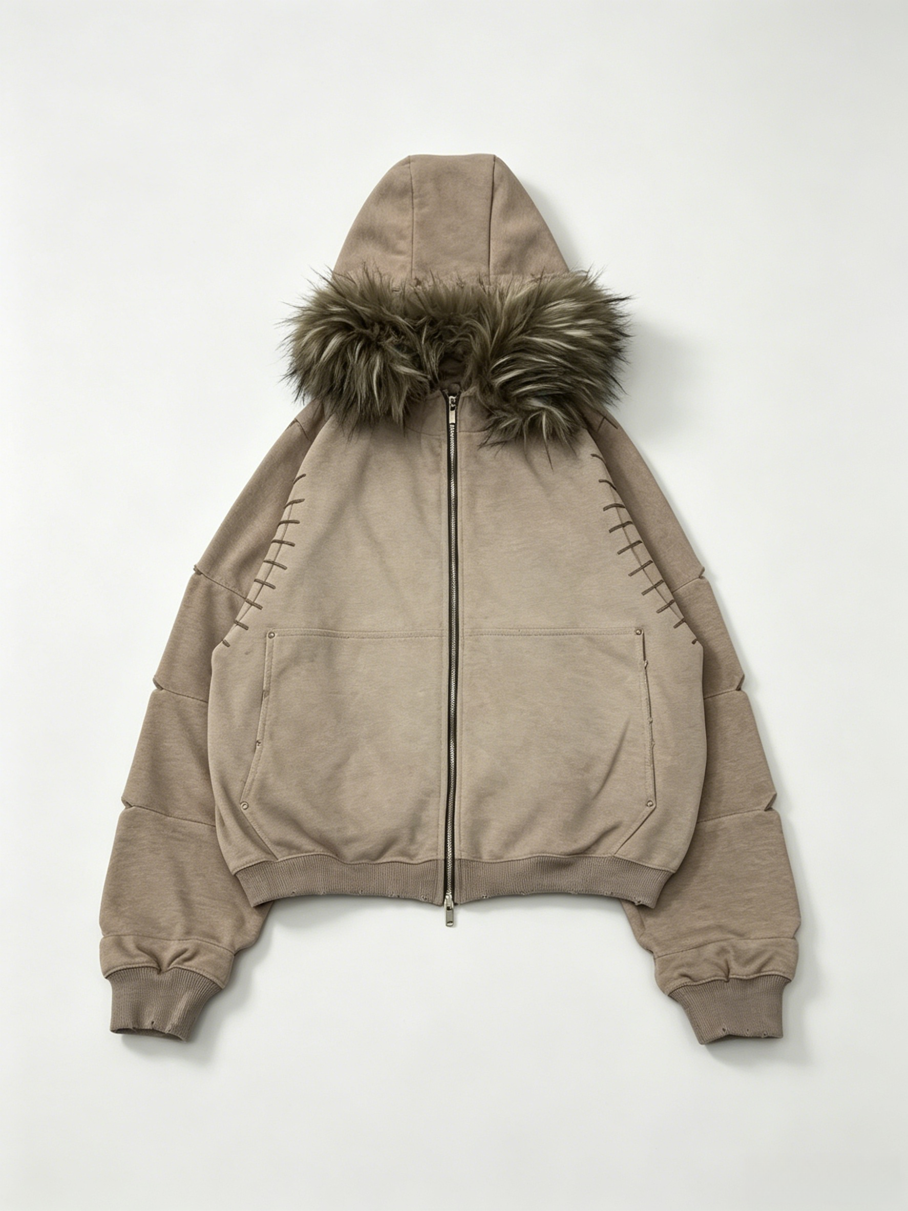 SHADOW STITCH ZIP HOODIE